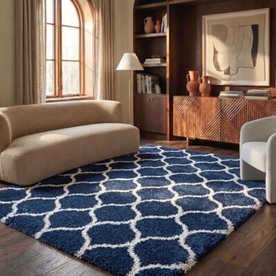 Safavieh - Zoey - Blau - Polypropylen - Rug Safavieh - Zoey - Blau - Polypropylen - Rug