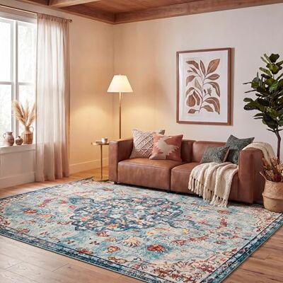 Safavieh Madison Teppich - Marineblau/Hellblau - 245x305cm Safavieh Madison Teppich - Marineblau/Hellblau - 245x305cm