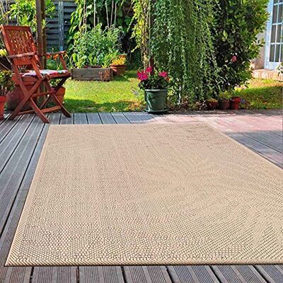 VIMODA In- und Outdoor Teppich Küchen, Terrassen & Balkon Teppich In Beige, Maße:80x150 cm VIMODA In- und Outdoor Teppich Küchen, Terrassen & Balkon Teppich In Beige, Maße:80x150 cm