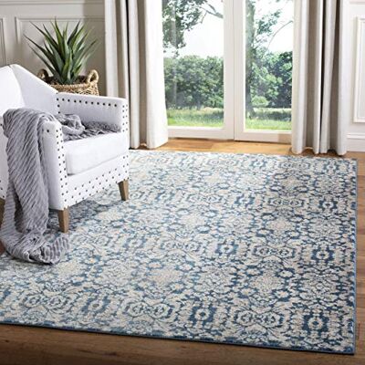 Safavieh Paros Polypropylen blau 150x90 cm Teppich Safavieh Paros Polypropylen blau 150x90 cm Teppich
