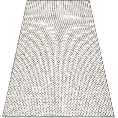 Łuszczów Frühlings-Teppich - Creme - Geometrisch, Wasserfestig, Innen/Außen Łuszczów Frühlings-Teppich - Creme - Geometrisch, Wasserfestig, Innen/Außen
