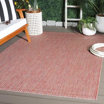 Safavieh - CY8521 - Rot/Beige - 160 x 231 cm - Außenteppich Safavieh - CY8521 - Rot/Beige - 160 x 231 cm - Außenteppich