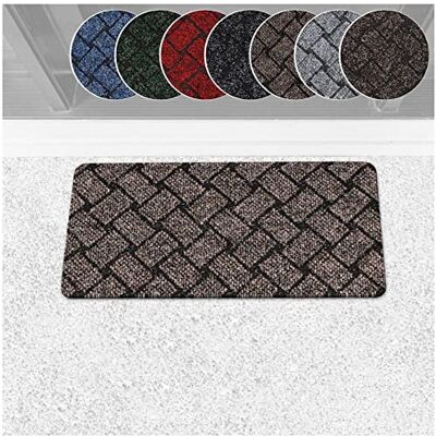ANRO Schmutzfangteppich Matte Teppich Läufer Flurläufer Bodenbelag Schmutzfangläufer Sauberlaufmatte Fußmatte Melbourne Braun 40x80cm ANRO Schmutzfangteppich Matte Teppich Läufer Flurläufer Bodenbelag Schmutzfangläufer Sauberlaufmatte Fußmatte Melbourne Braun 40x80cm