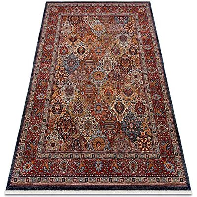 KESHAN Wollteppich - Vintage, Terrakotta, 120x145cm - Teppich KESHAN Wollteppich - Vintage, Terrakotta, 120x145cm - Teppich