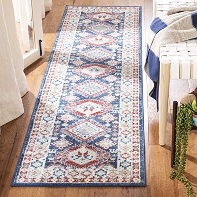 Safavieh Kathleen Border - Multicolour - 240x60x0.76 cm - Läuferteppich Safavieh Kathleen Border - Multicolour - 240x60x0.76 cm - Läuferteppich