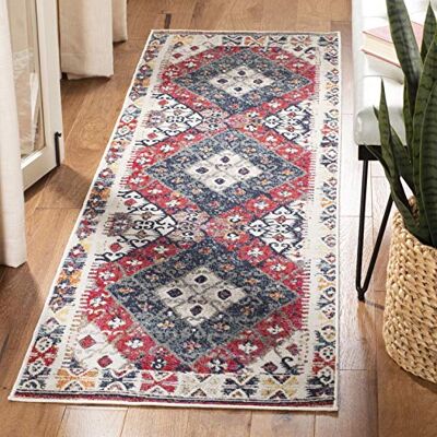 Safavieh - Montage - Braun/Mehrfarbig - 70x245 cm - Teppich Safavieh - Montage - Braun/Mehrfarbig - 70x245 cm - Teppich