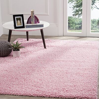 Safavieh Pink Shag Teppich - Rechteck 152x91cm - Teppich Safavieh Pink Shag Teppich - Rechteck 152x91cm - Teppich