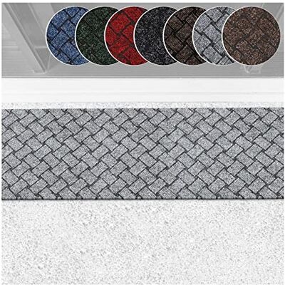 ANRO Schmutzfangteppich Matte Teppich Läufer Flurläufer Bodenbelag Schmutzfangläufer Sauberlaufmatte Fußmatte Melbourne Grau 40x120cm ANRO Schmutzfangteppich Matte Teppich Läufer Flurläufer Bodenbelag Schmutzfangläufer Sauberlaufmatte Fußmatte Melbourne Grau 40x120cm