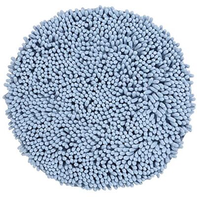 PANA ® Runde Mikrofaser Chenille Badematte Ø 56 cm Farbe: Hellblau Kuschelig weicher runder Badvorleger Maschinenwäsche bei 30° Antirutsch-Latex-Unterseite Trocknergeeignet PANA ® Runde Mikrofaser Chenille Badematte Ø 56 cm Farbe: Hellblau Kuschelig weicher runder Badvorleger Maschinenwäsche bei 30° Antirutsch-Latex-Unterseite Trocknergeeignet