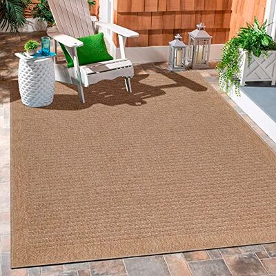 Carpetsale24 In & Outdoor Läufer Teppich 80x250 cm – Schmaler Wetterfester Teppich in Natur Jute-Optik – Ideal als Küchenläufer, Flurteppich oder Balkonteppich Carpetsale24 In & Outdoor Läufer Teppich 80x250 cm – Schmaler Wetterfester Teppich in Natur Jute-Optik – Ideal als Küchenläufer, Flurteppich oder Balkonteppich