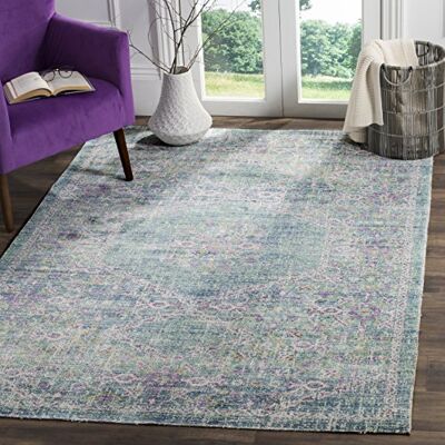 Safavieh - Meadow - Blaue Baumwolle - 150x90 cm - Teppich Safavieh - Meadow - Blaue Baumwolle - 150x90 cm - Teppich