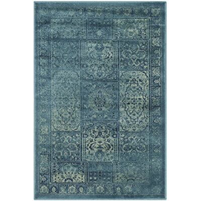 NADUVI Suri Vintage-Teppich - Rechteckig 170x100 cm NADUVI Suri Vintage-Teppich - Rechteckig 170x100 cm