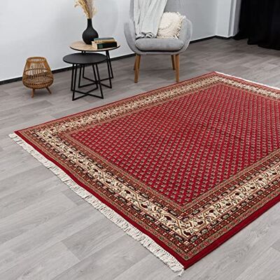 Steffensmeier Orientteppich Mir fein Beste Schurwolle Orientalisch Rot, Handgeknüpft, Größe: 90x160 cm Steffensmeier Orientteppich Mir fein Beste Schurwolle Orientalisch Rot, Handgeknüpft, Größe: 90x160 cm