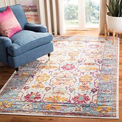 Danilo 201 x 279 cm Creme & Enteblau Teppich - Teppich Danilo 201 x 279 cm Creme & Enteblau Teppich - Teppich