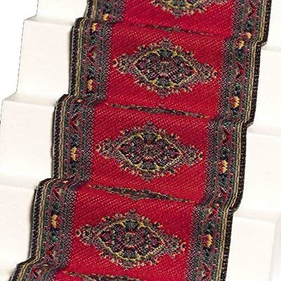 Melody Jane Puppenhaus Gewebt Treppe Teppich Läufer Red 1:12 Miniatur Bodenbelag Melody Jane Puppenhaus Gewebt Treppe Teppich Läufer Red 1:12 Miniatur Bodenbelag