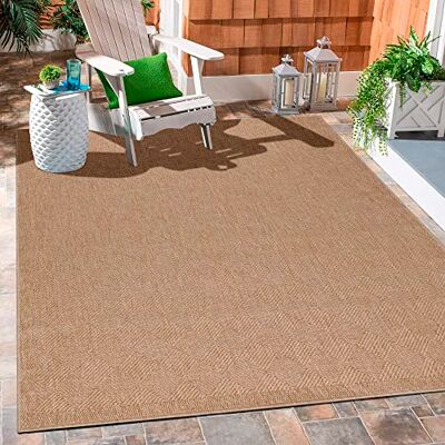 Carpetsale24 In & Outdoor Läufer Teppich 80x250 cm – Schmaler Wetterfester Teppich in Natur Jute-Optik – Ideal als Küchenläufer, Flurteppich oder Balkonteppich Carpetsale24 In & Outdoor Läufer Teppich 80x250 cm – Schmaler Wetterfester Teppich in Natur Jute-Optik – Ideal als Küchenläufer, Flurteppich oder Balkonteppich