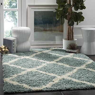 Safavieh - Aldo - Polyester blau 180x120 cm - Rug Safavieh - Aldo - Polyester blau 180x120 cm - Rug