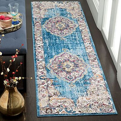 Safavieh - Loper Aimee - Blau - 240x60 cm - Rug Runner Safavieh - Loper Aimee - Blau - 240x60 cm - Rug Runner