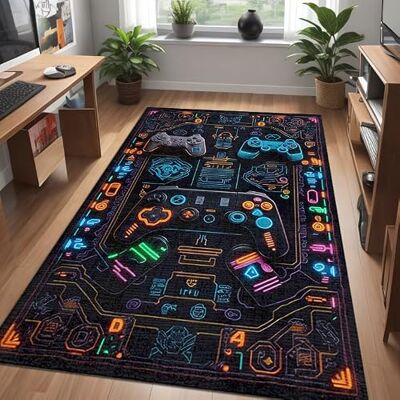 Bamyum - Gameking Chenille 200x300 - Mehrfarbig Bamyum - Gameking Chenille 200x300 - Mehrfarbig