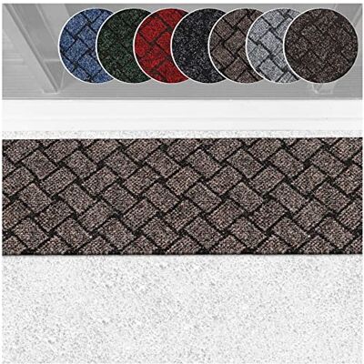ANRO Schmutzfangteppich Matte Teppich Läufer Flurläufer Bodenbelag Schmutzfangläufer Sauberlaufmatte Fußmatte Melbourne Braun 40x120cm ANRO Schmutzfangteppich Matte Teppich Läufer Flurläufer Bodenbelag Schmutzfangläufer Sauberlaufmatte Fußmatte Melbourne Braun 40x120cm