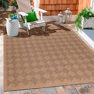 Carpetsale24 In & Outdoor Läufer Teppich 80x250 cm – Schmaler Wetterfester Teppich in Natur Jute-Optik – Ideal als Küchenläufer, Flurteppich oder Balkonteppich Carpetsale24 In & Outdoor Läufer Teppich 80x250 cm – Schmaler Wetterfester Teppich in Natur Jute-Optik – Ideal als Küchenläufer, Flurteppich oder Balkonteppich