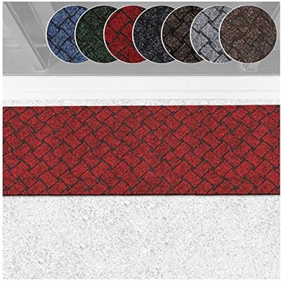ANRO Schmutzfangteppich Matte Teppich Läufer Flurläufer Bodenbelag Schmutzfangläufer Sauberlaufmatte Fußmatte Melbourne Rot 40x120cm ANRO Schmutzfangteppich Matte Teppich Läufer Flurläufer Bodenbelag Schmutzfangläufer Sauberlaufmatte Fußmatte Melbourne Rot 40x120cm