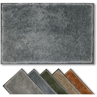 Astra Rutschfeste Schmutzfangmatte innen weich Anthrazit 90x150cm (Rechteckig) Pflegeleichte Sauberlaufmatte Eingang Fussmatte rutschfest Läufer Flur waschbar per Hand Türmatte PVC frei Fußmatte indoor Astra Rutschfeste Schmutzfangmatte innen weich Anthrazit 90x150cm (Rechteckig) Pflegeleichte Sauberlaufmatte Eingang Fussmatte rutschfest Läufer Flur waschbar per Hand Türmatte PVC frei Fußmatte indoor
