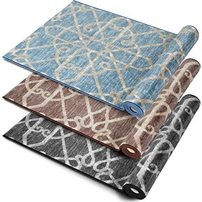 casa pura Teppichläufer Navelli Ornamente im Retro Look viele Größen moderner Teppich Läufer für Flur, Küche, Schlafzimmer Niederflor Flurläufer, Küchenläufer braun Breite 80 cm x Länge 200 cm casa pura Teppichläufer Navelli Ornamente im Retro Look viele Größen moderner Teppich Läufer für Flur, Küche, Schlafzimmer Niederflor Flurläufer, Küchenläufer braun Breite 80 cm x Länge 200 cm