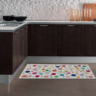 VILBER Vinylteppich Punkte.2535 Farbe 01 - 50 x 120 x 0,2 cm VILBER Vinylteppich Punkte.2535 Farbe 01 - 50 x 120 x 0,2 cm
