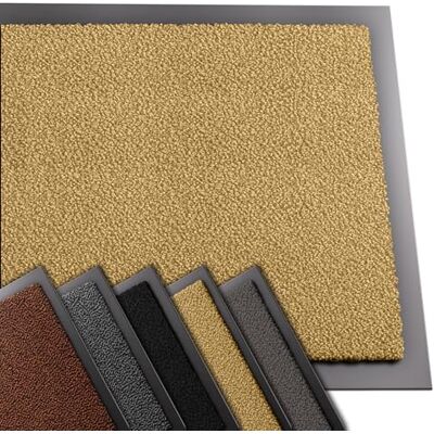 VOUNOT Hochwertige Fußmatte Innen und Außen, Schmutzfangmatte rutschfest,waschbar & wetterfest, Fussmatte für Eingangsbereich & Aussenbereich, Läufer Flur dünn 40x60cm, Beige VOUNOT Hochwertige Fußmatte Innen und Außen, Schmutzfangmatte rutschfest,waschbar & wetterfest, Fussmatte für Eingangsbereich & Aussenbereich, Läufer Flur dünn 40x60cm, Beige