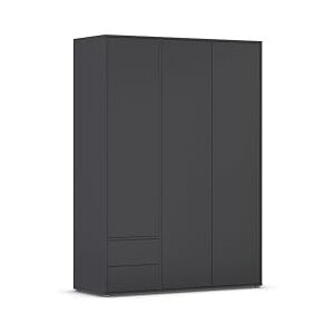 rauch BLUE Nabila Graumetallic 140 cm 3-türen Kleiderschrank rauch BLUE Nabila Graumetallic 140 cm 3-türen Kleiderschrank