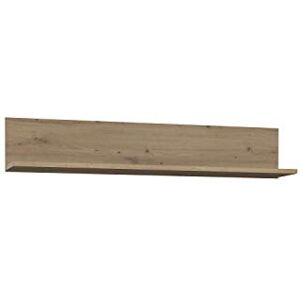 Forte Arkina Wandregal, Holzwerkstoff, Artisan Eiche, 139,7 x 25,8 x 24,6 cm Forte Arkina Wandregal, Holzwerkstoff, Artisan Eiche, 139,7 x 25,8 x 24,6 cm