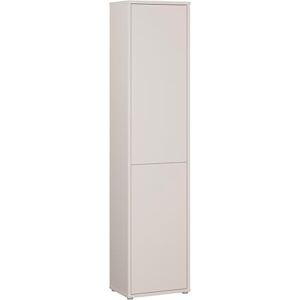 Forte Alice Springs Hochschrank 50, modern-minimalistisch, 2-türig, Wohn-/Esszimmer, Holzwerkstoff, Kaschmir Beige, 49,8 cm breit x 214,3 cm hoch x 34,9 cm tief Forte Alice Springs Hochschrank 50, modern-minimalistisch, 2-türig, Wohn-/Esszimmer, Holzwerkstoff, Kaschmir Beige, 49,8 cm breit x 214,3 cm hoch x 34,9 cm tief