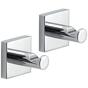 Gedy Manila Kleiderständer, Chrom, aus Edelstahl 304, Cromall und satiniertem Glas, Maße: 4,7 x 4,7 x 4,8 cm und Gewicht 0,1 kg, Design R&D, einzigartig Gedy Manila Kleiderständer, Chrom, aus Edelstahl 304, Cromall und satiniertem Glas, Maße: 4,7 x 4,7 x 4,8 cm und Gewicht 0,1 kg, Design R&D, einzigartig