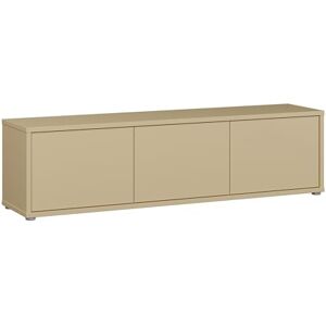 Forte Alice Springs TV-Schrank 150, modern-minimalistisch, 3-türig, Lowboard, Wohnzimmer, Holzwerkstoff, Buttergelb, 154,2 cm breit x 41,5 cm hoch x 34,9 cm tief Forte Alice Springs TV-Schrank 150, modern-minimalistisch, 3-türig, Lowboard, Wohnzimmer, Holzwerkstoff, Buttergelb, 154,2 cm breit x 41,5 cm hoch x 34,9 cm tief