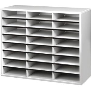 Fellowes 25041 Post und Broschürenmanager, Dove Gray, 24 Fächer Fellowes 25041 Post und Broschürenmanager, Dove Gray, 24 Fächer