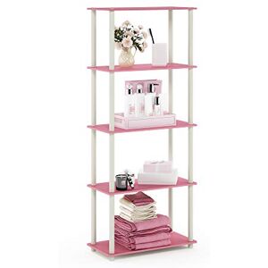 Furinno - Turn-N-Tube 5-stufig - Pink/White - Shelf Furinno - Turn-N-Tube 5-stufig - Pink/White - Shelf