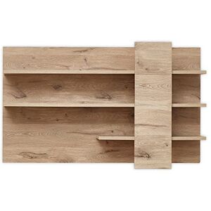 Stella Trading BELLANO Wandboard in Viking Eiche Optik Hochwertiges und vielseitig einsetzbares Wandregal 140 x 86 x 22 cm (B/H/T) Stella Trading BELLANO Wandboard in Viking Eiche Optik Hochwertiges und vielseitig einsetzbares Wandregal 140 x 86 x 22 cm (B/H/T)