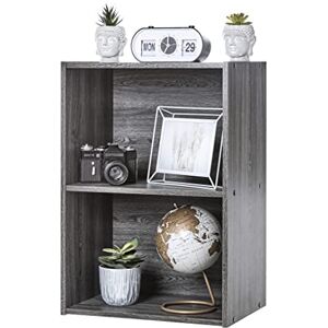 Iris Ohyama Modernes Bücherregal, 2 Etagen, Nachttisch, 40cm breit, Grau, Vielseitig, Modular, Offenes Regal, Für Wohnzimmer, Büro, Schlafzimmer, Platzsparend, Bücher, Dekor, Einfacher Aufbau, CX-2 Iris Ohyama Modernes Bücherregal, 2 Etagen, Nachttisch, 40cm breit, Grau, Vielseitig, Modular, Offenes Regal, Für Wohnzimmer, Büro, Schlafzimmer, Platzsparend, Bücher, Dekor, Einfacher Aufbau, CX-2