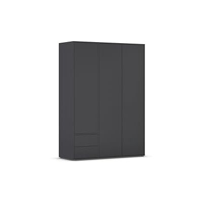 rauch BLUE Nabila Graumetallic 140 cm 3-türen Kleiderschrank rauch BLUE Nabila Graumetallic 140 cm 3-türen Kleiderschrank