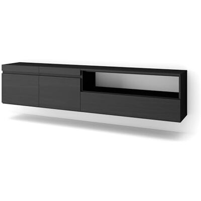 SKRAUT HOME - Mueble Tv - 200x45x35cm - Wandmontiert - TV-Einheit SKRAUT HOME - Mueble Tv - 200x45x35cm - Wandmontiert - TV-Einheit