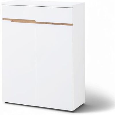 INNOSTYLE Memphis Schuhschrank - Weiß, 80x107x38cm - Schuhaufbewahrung INNOSTYLE Memphis Schuhschrank - Weiß, 80x107x38cm - Schuhaufbewahrung