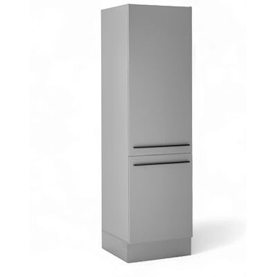 BALCULINA Denver Küchenschrank - 60x211x57cm, grau matt, 3 Einlegeböden, 2 Türen BALCULINA Denver Küchenschrank - 60x211x57cm, grau matt, 3 Einlegeböden, 2 Türen