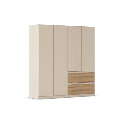 Rauch Möbel Costa, Kleiderschrank, Farbe Beige/Eiche Artisan, Breite 181 cm Schrank, 4-türig, 2 Schubladen, Push-to-open, Zubehör Premium, für Schlafzimmer, Kinderzimmer, Babyzimmer, Garderobe Rauch Möbel Costa, Kleiderschrank, Farbe Beige/Eiche Artisan, Breite 181 cm Schrank, 4-türig, 2 Schubladen, Push-to-open, Zubehör Premium, für Schlafzimmer, Kinderzimmer, Babyzimmer, Garderobe