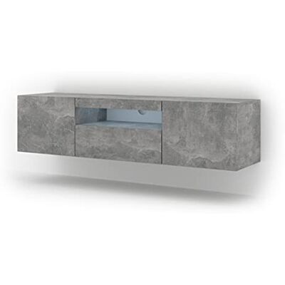 AKL FURNITURE PRIVATE Aura Led TV-Schrank - Beton - Moderner Stil AKL FURNITURE PRIVATE Aura Led TV-Schrank - Beton - Moderner Stil