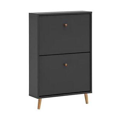 Schildmeyer Bjarne Schuhschrank 160170, anthrazit matt, 59,8 x 19,5 x 92,2 cm, platzsparend durch geringe Tiefe Schildmeyer Bjarne Schuhschrank 160170, anthrazit matt, 59,8 x 19,5 x 92,2 cm, platzsparend durch geringe Tiefe