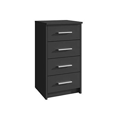 BODO 4S Schwarze Kommode BODO 4S Schwarze Kommode