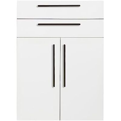 Composad Paar Türen und Schubladen der Linie RILEGA für Bücherregale LB8055 und LB8057, (BxHxT) 73,7 x 101,3 x 31,6 cm, weiß lackiert, Made in Italy Composad Paar Türen und Schubladen der Linie RILEGA für Bücherregale LB8055 und LB8057, (BxHxT) 73,7 x 101,3 x 31,6 cm, weiß lackiert, Made in Italy
