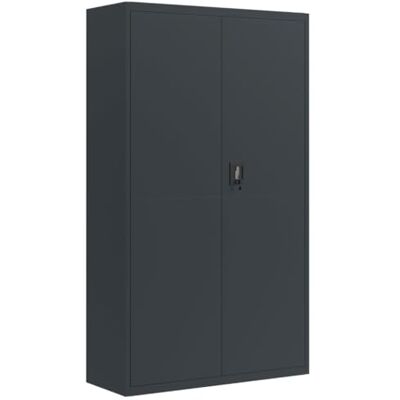 Maisonchic Stahl-Archivschrank - Verstellbare Regale - Verschließbare Türen Maisonchic Stahl-Archivschrank - Verstellbare Regale - Verschließbare Türen