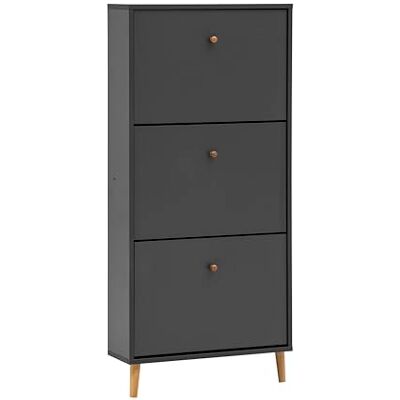 Schildmeyer Bjarne Schuhschrank 160173, anthrazit matt, 59,8 x 19,5 x 131 cm, platzsparend durch geringe Tiefe Schildmeyer Bjarne Schuhschrank 160173, anthrazit matt, 59,8 x 19,5 x 131 cm, platzsparend durch geringe Tiefe
